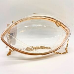 Clear Stadium Football Shaped Purse